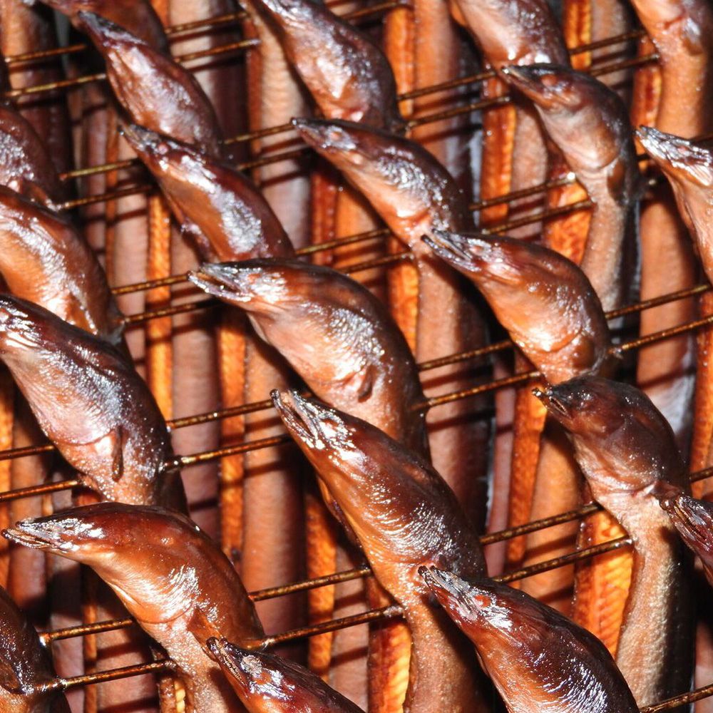 Geräucherter Fisch
